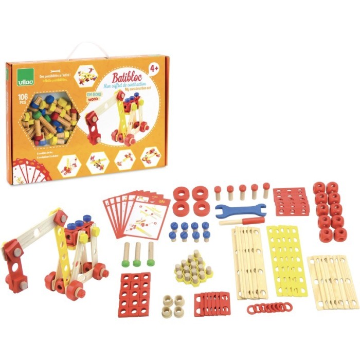 Batibloc Coffret De Construction 106 Pièces
