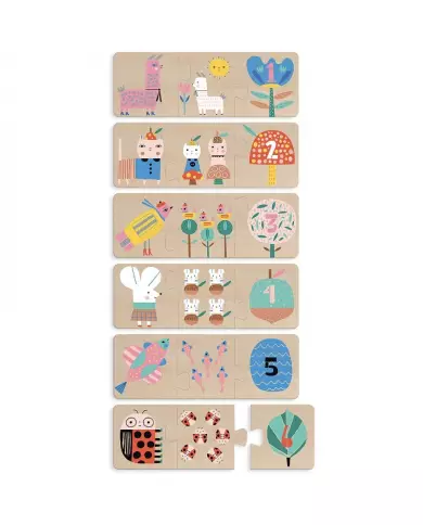 Puzzles VILAC En Bois - Trio Maman Bébé - Suzy Ultman