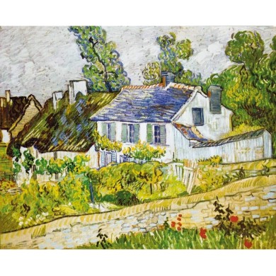 Puzzle D'Art Michèle Wilson - Maisons À Auvers - VAN GOGH - 500 Pièces