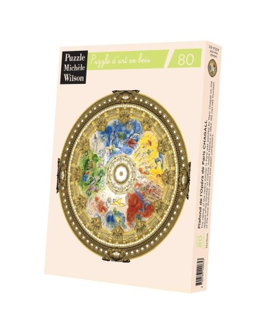 Puzzle D'Art Michèle Wilson - Plafonds De L'Opéra De Paris - CHAGALL - 80 Pièces