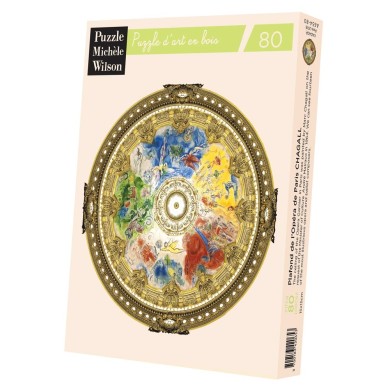 Puzzle D'Art Michèle Wilson - Plafonds De L'Opéra De Paris - CHAGALL - 80 Pièces