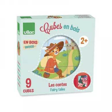 Cubes En Bois Les Contes - VILAC
