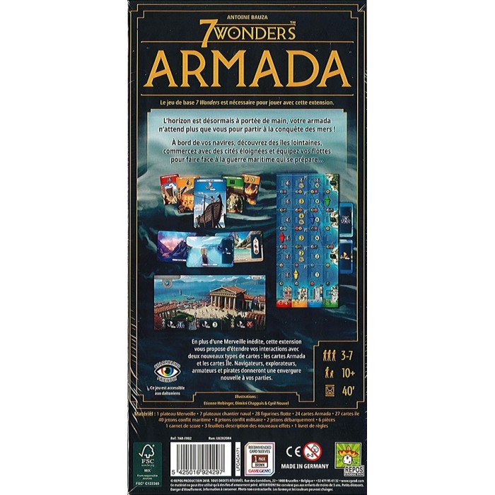 7 Wonders (Edition 2020) : Extension Armada