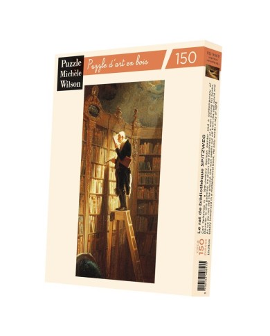 Puzzle D'Art Michèle Wilson - Le Rat De Bibliothèque - SPITZWEG - 150 Pièces