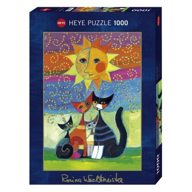 Puzzle HEYE - Wachtmeister Chat Soleil - 1000 Pièces