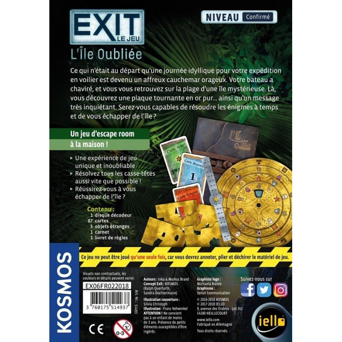 EXIT : L'île Oubliée (**)