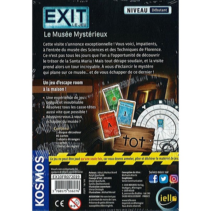 EXIT : Le Musée Mystérieux (*)