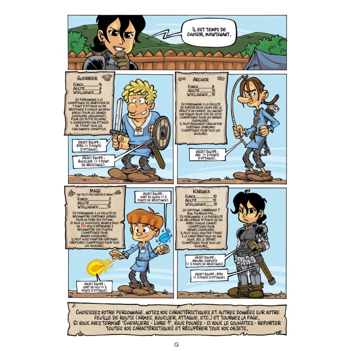 Chevaliers Tome 2 : Le Message – BD Dont Vous Êtes Le Héros