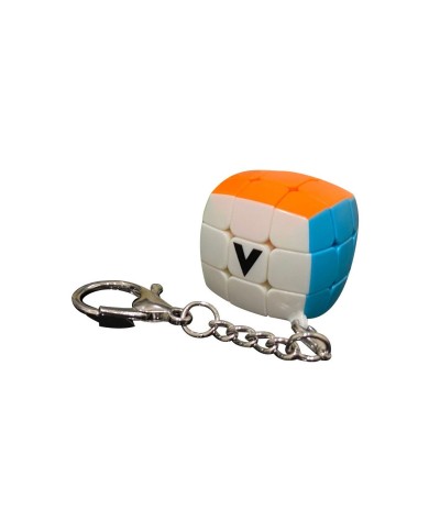 Porte Clé V Cube Bombé