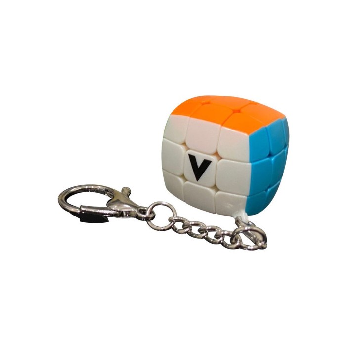 Porte Clé V Cube Bombé