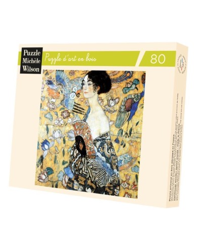 Puzzle Wilson - La Dame A L'Eventail. Klimt 80 pièces