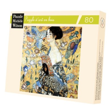 Puzzle Wilson - La Dame A L'Eventail. Klimt 80 pièces