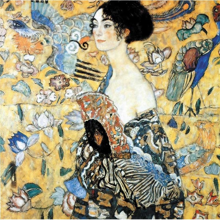 Puzzle Wilson - La Dame A L'Eventail. Klimt 80 pièces