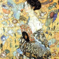 Puzzle Wilson - La Dame A L'Eventail. Klimt 80 pièces
