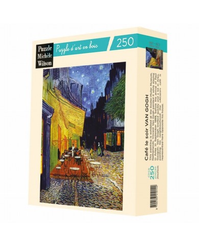 Puzzle D'Art Michèle Wilson - Le Café Le Soir - VAN GOGH - 250 Pièces