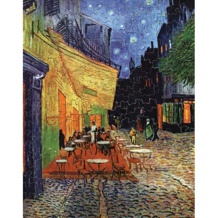 Puzzle D'Art Michèle Wilson - Le Café Le Soir - VAN GOGH - 250 Pièces