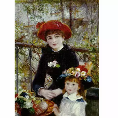 DTOYS Puzzle Renoir Deux Soeurs Sur La Terrasse 1000 Pièces