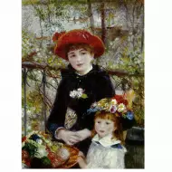 DTOYS Puzzle Renoir Deux Soeurs Sur La Terrasse 1000 Pièces