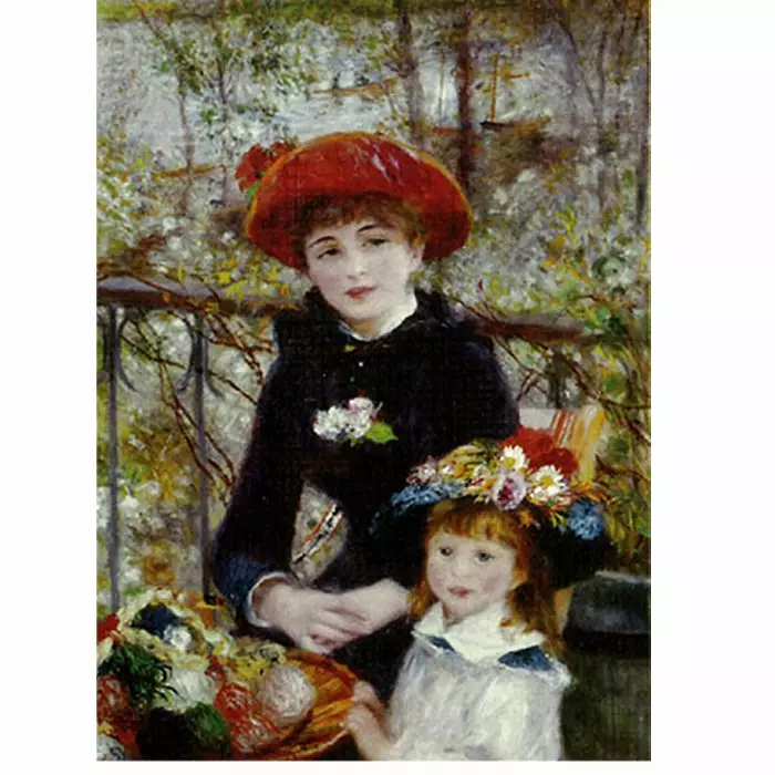 DTOYS Puzzle Renoir Deux Soeurs Sur La Terrasse 1000 Pièces