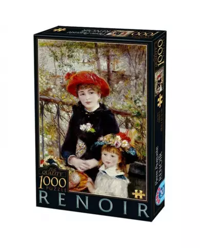 DTOYS Puzzle Renoir Deux Soeurs Sur La Terrasse 1000 Pièces