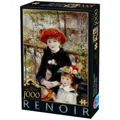 DTOYS Puzzle Renoir Deux Soeurs Sur La Terrasse 1000 Pièces