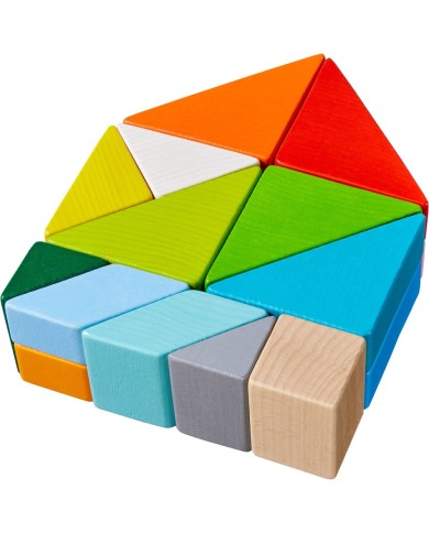 Jeu D'Assemblage 3D Cube Tangram