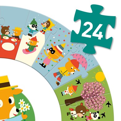 Puzzle Géant - L'Année - 24 Pièces