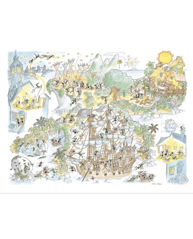 Puzzle AKENA - Peter Pan 1080 Pièces