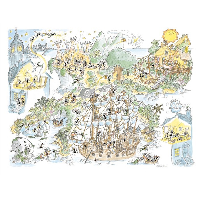 Puzzle AKENA - Peter Pan 1080 Pièces