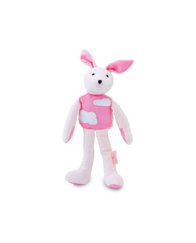 Doudou Lapin Rose - COTON BIO