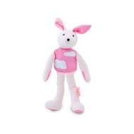 Doudou Lapin Rose - COTON BIO