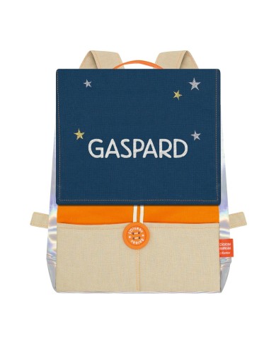 SAC ASTRO ORANGE & GAULOISE A BRODER