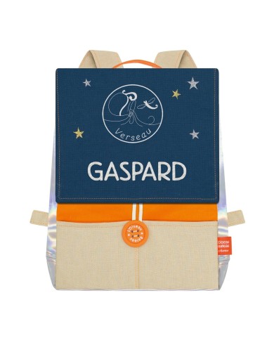 SAC ASTRO ORANGE & GAULOISE A BRODER