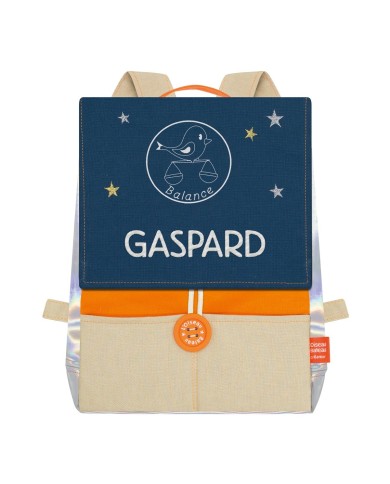 SAC ASTRO ORANGE & GAULOISE A BRODER