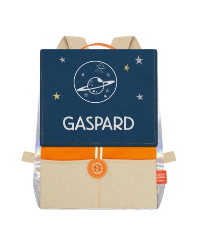 SAC ASTRO ORANGE & GAULOISE A BRODER