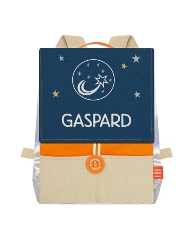 SAC ASTRO ORANGE & GAULOISE A BRODER