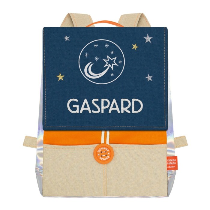 SAC ASTRO ORANGE & GAULOISE A BRODER