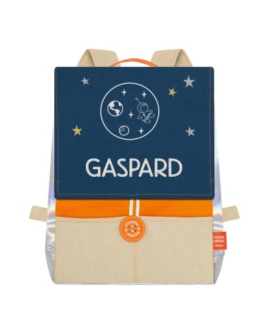 SAC ASTRO ORANGE & GAULOISE A BRODER