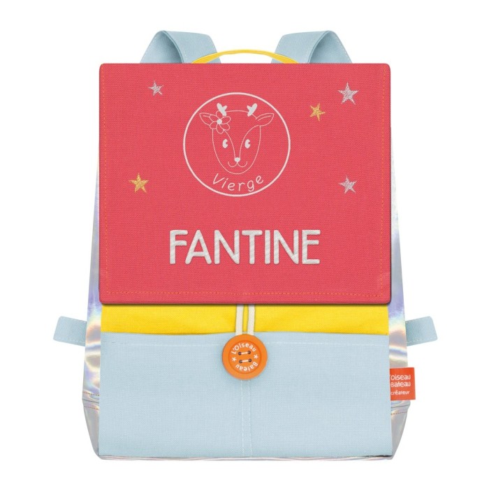 SAC ASTRO MOUTARDE & GRENADINE A BRODER