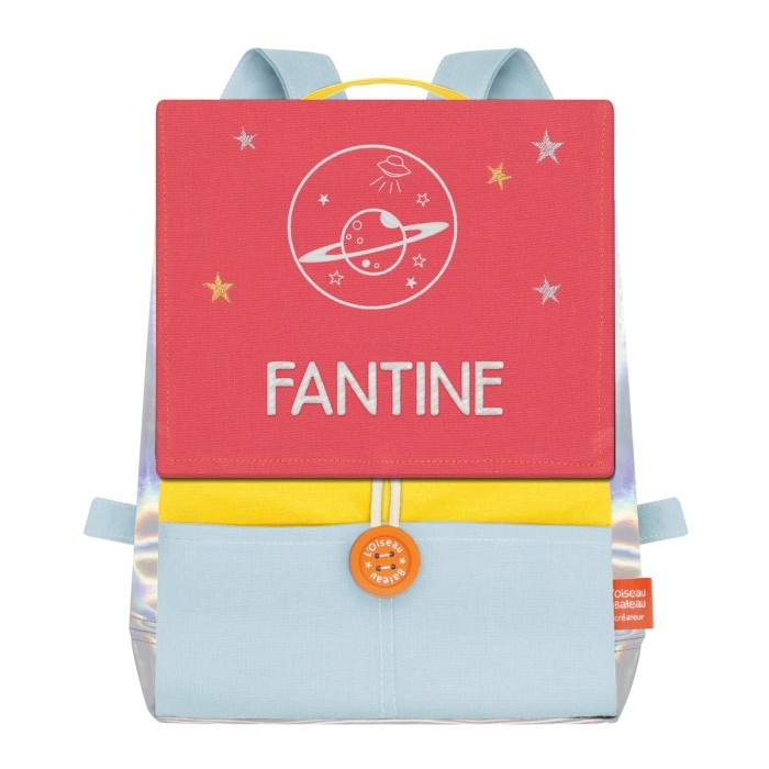 SAC ASTRO MOUTARDE & GRENADINE A BRODER