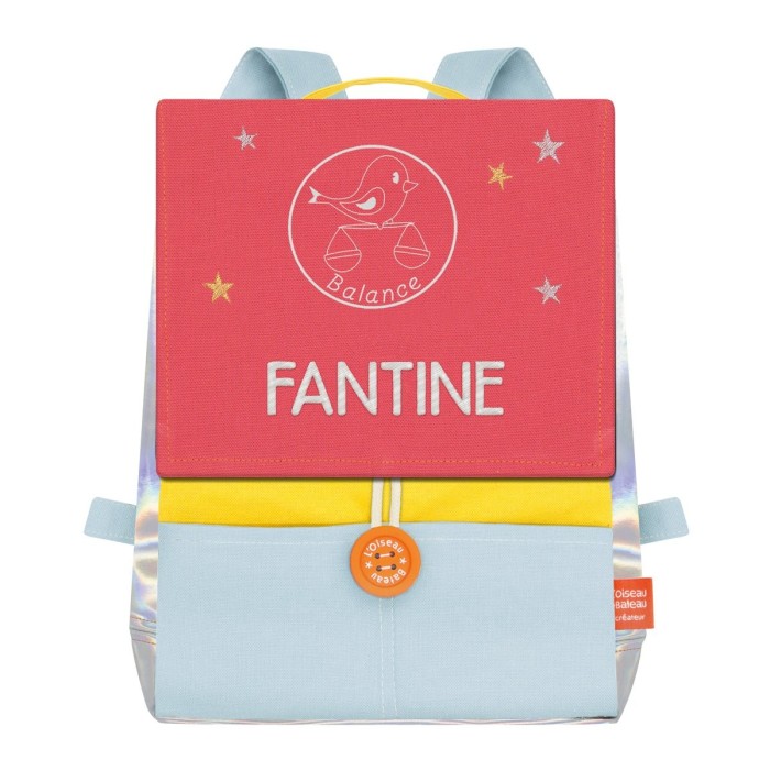 SAC ASTRO MOUTARDE & GRENADINE A BRODER
