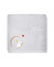 Serviette Ours Gris - 50X100 - Personnalisable