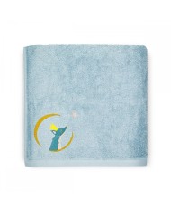 Serviette Ours Gris - 70X140 - Personnalisable