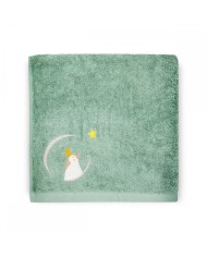 Peignoir Kimono Moutarde A Broder