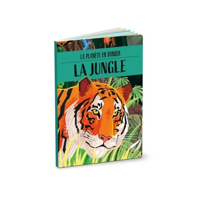 La Jungle : La Planète En Danger - Livre - Puzzle 220 Pièces
