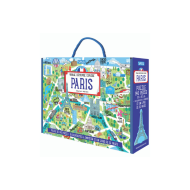 Paris - Voyage, Découvre, Explore - Livre - Puzzle 140 Pièces