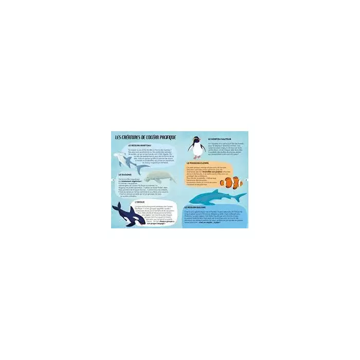 Mers et Océans - Voyage, Découvre, Explore - Livre - Puzzle 205 Pièces