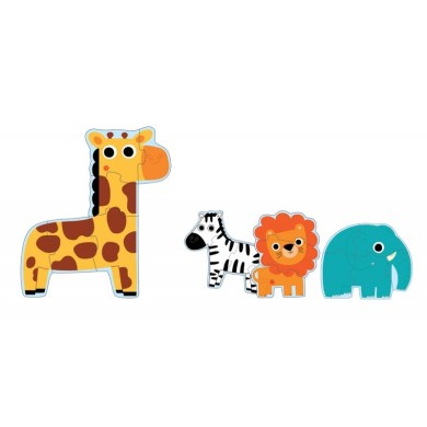 Primo Dans La Jungle - Puzzle Evolutif DJECO