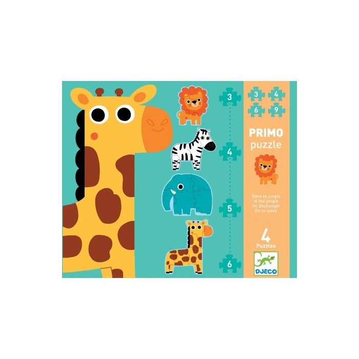 Primo Dans La Jungle - Puzzle Evolutif DJECO