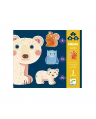 Primo Dans La Jungle - Puzzle Evolutif DJECO